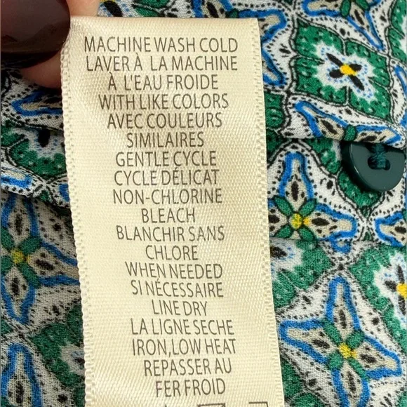 Max Studio Teal Geometric Print Flutter Sleeve Boho Wide Leg Jumpsuit Size XL - Picture 14 of 14